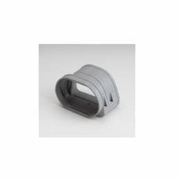 4.5-in Fortress Lineset Cover Flex Adaptor, Gray