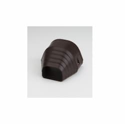 4.5-in Fortress Lineset Cover End Fitting, Brown