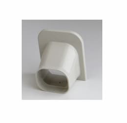 2.75-in Slimduct Lineset Cover Soffit Inlet, Ivory