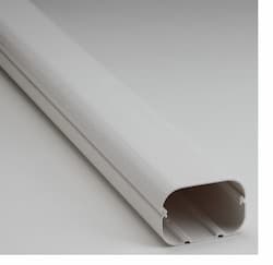 6.5-ft Slimduct Lineset Cover Duct, 3.75-in Diameter, White