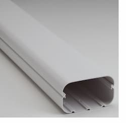 6.5-ft Slimduct Lineset Cover Duct, 5.5-in Diameter, White