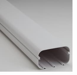 6.5-ft Slimduct Lineset Cover Duct, 5.5-in Diameter, White
