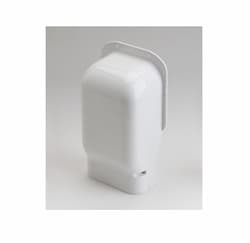 5.5-in Slimduct Lineset Cover Wall Inlet, White