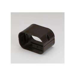 3.75-in Slimduct Lineset Cover Coupler, Brown