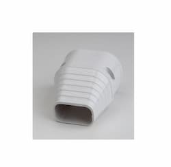 2.75-in Slimduct Lineset Cover End Fitting, White
