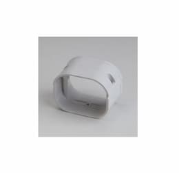 2.75-in Slimduct Lineset Cover Coupler, White