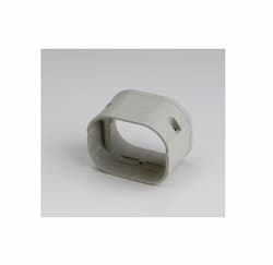 2.75-in Slimduct Lineset Cover Coupler, Ivory
