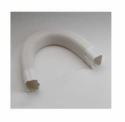 3.75-in Slimduct Lineset Cover Flexible Ell, White