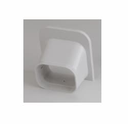 3.75-in Slimduct Lineset Cover Soffit Inlet, White