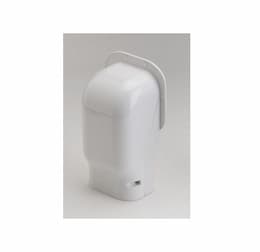 3.75-in Slimduct Lineset Cover Wall Inlet, White