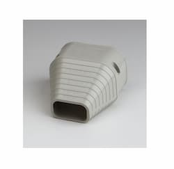 3.75-in Slimduct Lineset Cover End Fitting, Ivory