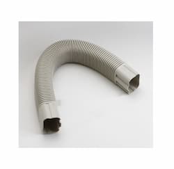 3.75-in Slimduct Lineset Cover Flexible Ell, Ivory