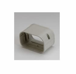 3.75-in Slimduct Lineset Cover Coupler, Ivory