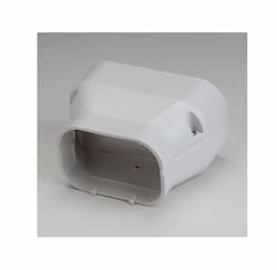 5.5-in to 3.75-in Slimduct Reducer, White