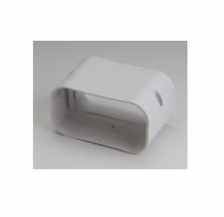 5.5-in Slimduct Lineset Cover Coupler, White