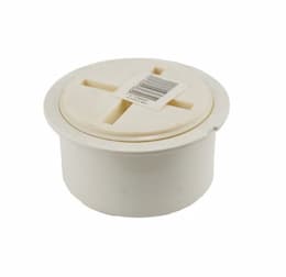 4-in Tom-Kap Flush-Fit Cleanout Adapter & Plug, PVC