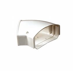 4.5-in Cover Guard Lineset Cover Elbow, 45 Degree, White