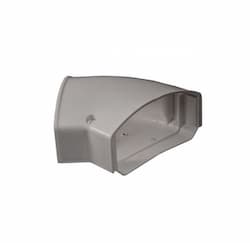 4.5-in Cover Guard Lineset Cover Elbow, 45 Degree, Gray