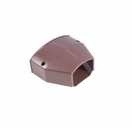 4.5-in Cover Guard Lineset Cover End Cap, Brown