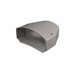 4.5-in Cover Guard Lineset Cover End Cap, Gray