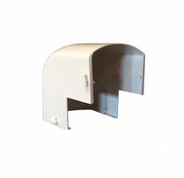 4.5-in Cover Guard Lineset Cover Elbow, 90 Deg, External, White