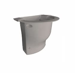 4.5-in Cover Guard Lineset Cover Soffit Inlet, Gray
