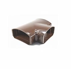 4.5-in Cover Guard Lineset Cover Tee Elbow, Brown