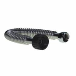 18-in Female Nylon Threaded Flex Pipe w/ 0.75-in I.D., Stainless Steel