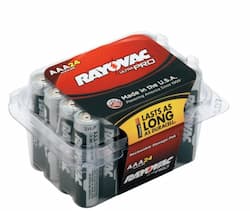 AAA Ultra Pro Alkaline Reclosable Batteries