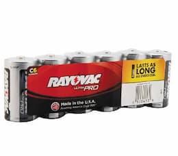 C 1.5V Maximum Alkaline Shrink Pack Batteries