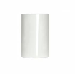 2-in Oversize Plastic Candle Cover, 1-1/4-in/1-5/16-in Diameter, White