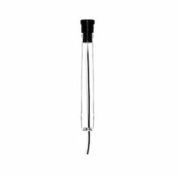 6-in 75W Phenolic Candelabra Base Socket w/ Wire Leads & 2 Legs, 125V