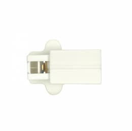 Satco Polarized Female Side Plug, 18/2-SPT-2, 6A, 125V, White