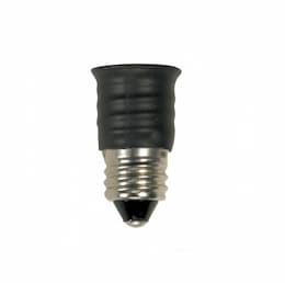 75W Mini Candelabra Adapter, E11 to E12, 1/2-in extension, 120V