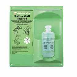 Honeywell 16 Oz. Single Bottle Eyesaline Wall Station