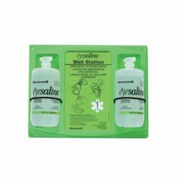 Eyesaline Double 32 oz Safety Wall Station