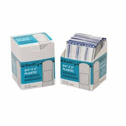 3/4" X 3" Plastic Adhesive Bandage Strips