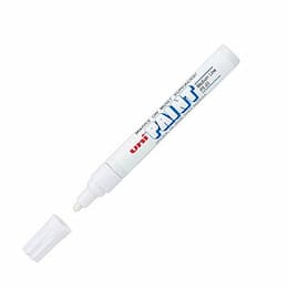 Medium  Tip White Glossy Uni-Paint Marker