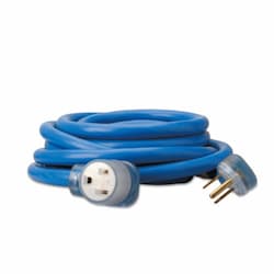 50-ft Welder Extension Cords, 250V,  Blue