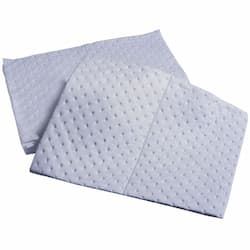 15"X19" 24 Gallon Gray Dimpled Universal Sorbent Pads