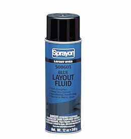 12 oz Aerosol Blue Non-Flaking Layout Fluid Dyes