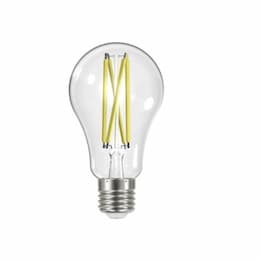 12.5W LED A19 Bulb, Dimmable, E26, 1500 lm, 120V, 4000K, Clear	
