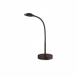 5W LED Gooseneck Desk Lamp, 300 lm, 4000K, Black