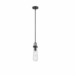 20W Beaker Series Mini Pendant Light w/ Clear Glass, Aged Bronze