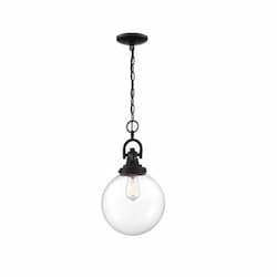 100W Skyloft Series Pendant Light w/ Clear Glass, Aged Bronze