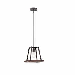 60W Outrigger Series Mini Pendant Light, Mahogany Bronze & Nutmeg