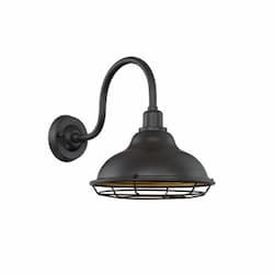 Nuvo 60W Newbridge Series Wall Sconce, Dark Bronze & Gold