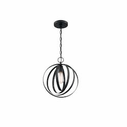 100W Pendleton Series Pendant Light, Matte Black