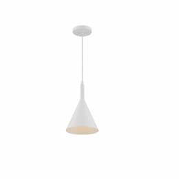 60W Lightcap Series Pendant Light, Matte White