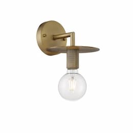 60W Bizet Series Wall Sconce, Vintage Brass